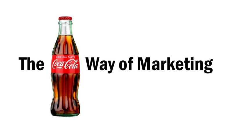 Title slide: The Coca-Cola Way of Marketing